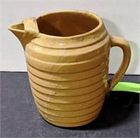 Crock Pitcher, Marked USA, Approx 7.5" h