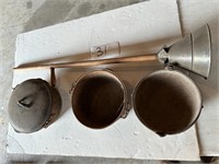 Rapid Washer Plunger & Cast Iron Pots/Dutch Oven