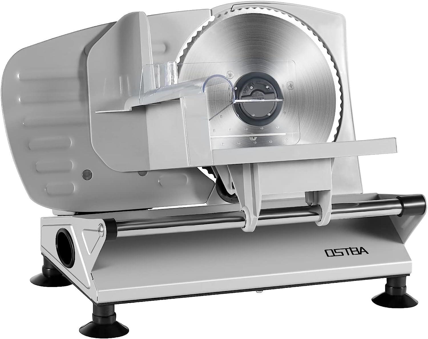 OSTBA Meat Slicer, Electric Deli Food Slicer with