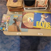 4 Vintage Elvis Vinyl Record Albums