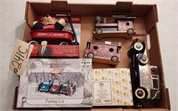 ASSORTED TOYS AND TINS-AND DECOR-
CONTENTS OF