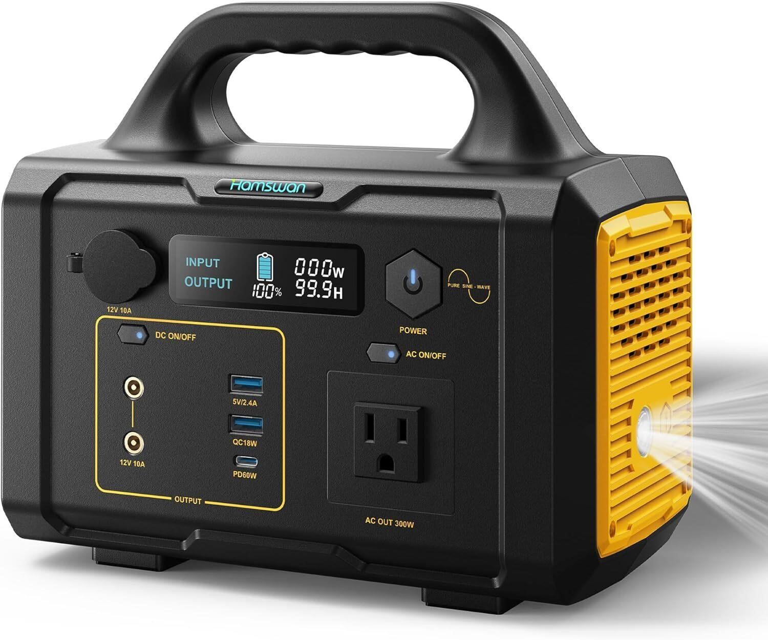 Portable Power Station  300W  293Wh/120V