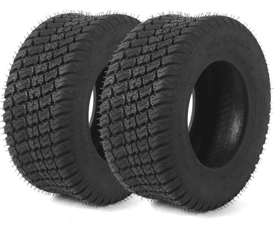 16X6.50-8 REPLACEMENT LAWN TRACTOR TUBELESS TIRES