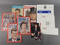 Vintage JFK Magazines, Postcards, Stamps & More!