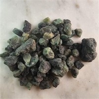 227 Ct Rough Emerald Gemstones Lot