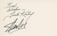 Stan Lee and Jack Kirby signature cut