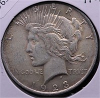 1923 PEACE DOLLAR XF