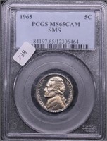 1965 PCGS MS65 CAM SMS JEFFERSON NICKEL