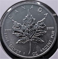 CANADA MAPLE LEAF .9999 1 OZ.