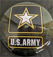 US ARMY 16IN ROUND SIGN  [W1]