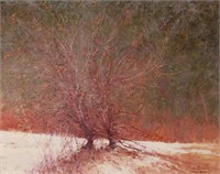 Anthony Michael Autorino Oil on Masonite Snow