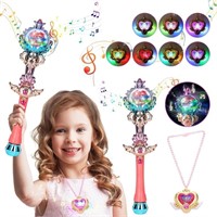 Skirfy Princess Toys Light Up Magic Wand for