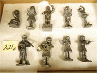 (9) Michael Ricker Pewter Pieces - Band