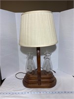 Vintage Lamp With Glass Design