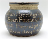 1903 Bean Porridge Stoneware Dish