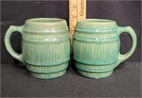 1920's McCoy Handled Stoneware Cups
