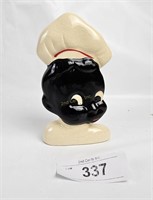 Black American Chef Vase