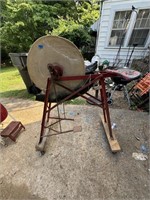 Antique Peddle Driven Sharpening Stone