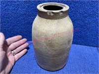 Antique salt glaze canning jar (stoneware)