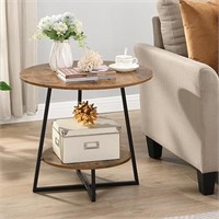 D&h Furnimmt Small Tall Round Accent End Table