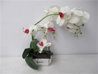 Orchid Artificial Plants for Decoration, White and