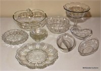 11 Pc Lot - Glassware