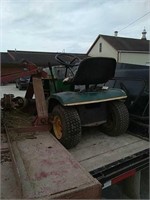 JD mower cart