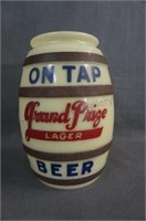c.1940's Grand Prize Lager On Tap Beer Light Globe