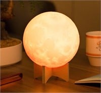 ($44) Moon Lamp - Oxyled 16 Colors 5.9 Inch