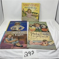 Five vintage Shirley Temple books, excellent