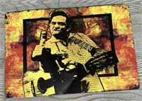 Johnny Cash Tin Sign