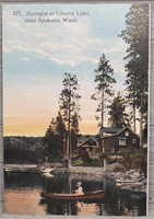 "Cottages at Liberty Lake" 1900s on Foam Board