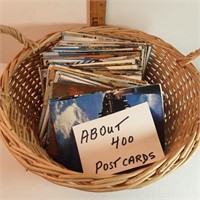 over 400 postcards