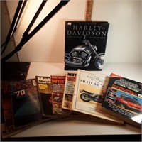Motorcycle books and magazines