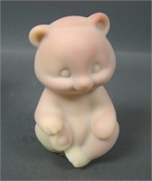 Fenton Satin Burmese Bear Figurine