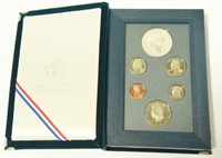 1990 US Mint prestige coin set in collector’s