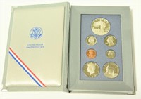 1986 US Mint prestige coin set in collector’s