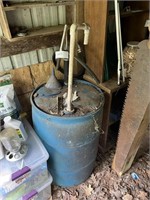 DRUM WITH CONTENTS AND PUMP