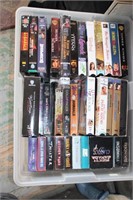 VHS Movies in Tote