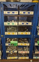 Shelf Contents Including Bolts and Nuts
