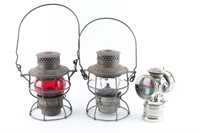 Lot of 3 Vintage Lanterns