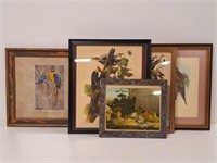 Framed Audubon Prints
