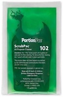 10 PACK PortionPac ScrubPac 102 Cleaner