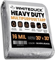 WHITEDUCK Super Heavy Duty Poly Tarp Cover 16