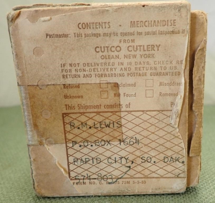 Blazing Auctions - Vintage CUTCO Knife Sharpener w/ Original Box and  Paperwork