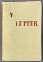 V Letter by Karl Shapiro 1944 Poetry Book