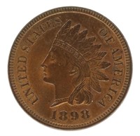 1898 US INDIAN HEAD 1C COIN UNC
