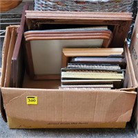Box Lot of Assorted Small Picture Frames