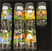 Vintage Camp Snoopy Collection Glasses