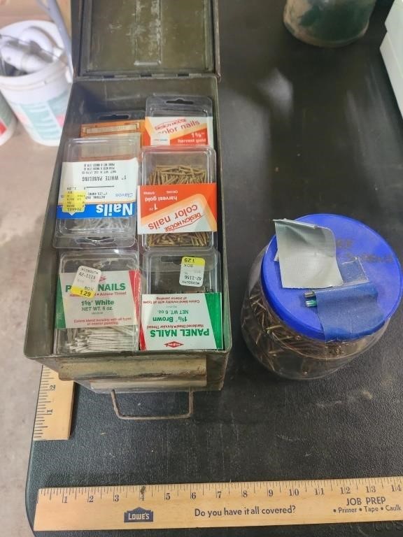 Misc nail & screw lot